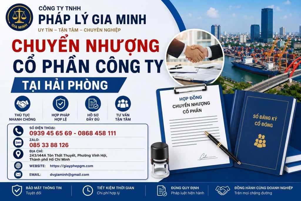 Chuyển Nhượng Cổ Phần Công Ty Tại Hải phòng