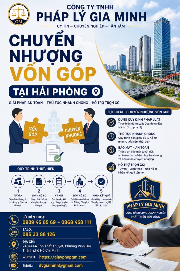 Chuyển Nhượng Vốn Góp Tại Hải phòng
