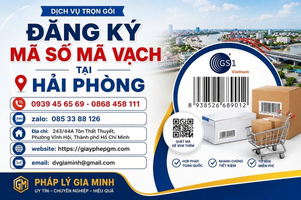 Đăng Ký Mã Số Mã Vạch Tại Hải phòng