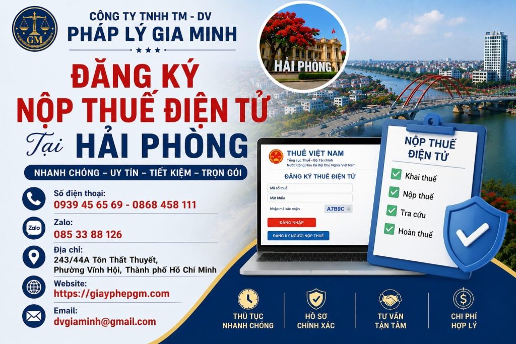 Đăng Ký Nộp Thuế Điện Tử Tại Hải phòng