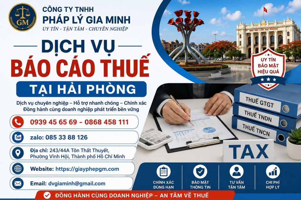 Dịch Vụ Báo Cáo Thuế Tại Hải Phòng – Giải Pháp Giúp Doanh Nghiệp Tránh Phạt, Tối Ưu Chi Phí Và Vận Hành Kế Toán Minh Bạch 1 Dịch Vụ Báo Cáo Thuế Tại Hải phòng