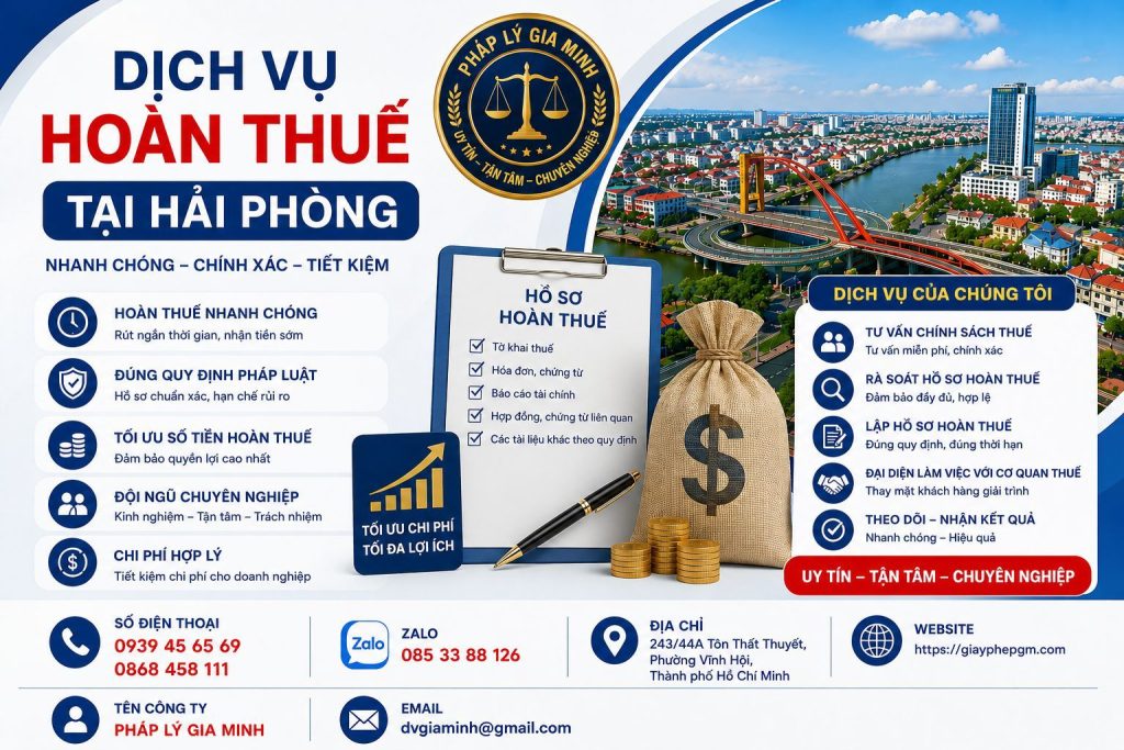 Dịch Vụ Hoàn Thuế Tại Hải phòng