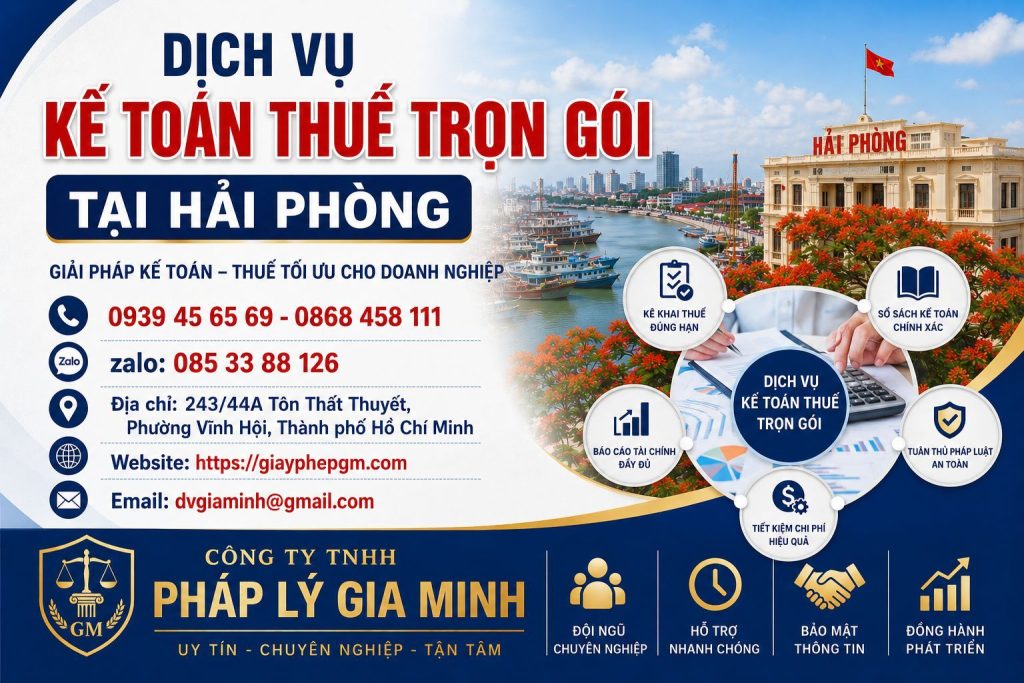 Dịch Vụ Kế Toán Thuế Trọn Gói Tại Hải phòng