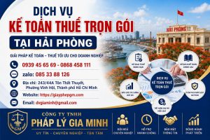 Dịch Vụ Kế Toán Thuế Trọn Gói Tại Hải phòng