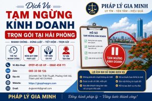 Dịch Vụ Tạm Ngừng Kinh Doanh Trọn Gói Tại Hải phòng