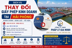 Dịch Vụ Thay Đổi Giấy Phép Kinh Doanh Tại Hải phòng
