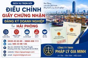 Điều Chỉnh Giấy Chứng Nhận Đăng Ký Doanh Nghiệp Tại Hải phòng