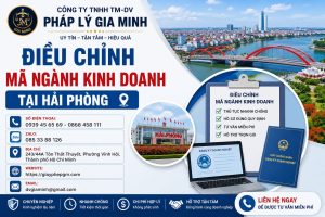 Điều Chỉnh Mã Ngành Kinh Doanh Tại Hải phòng