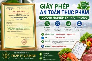Giấy Phép An Toàn Thực Phẩm Doanh Nghiệp Tại Hải phòng