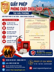 Giấy Phép Phòng Cháy Chữa Cháy Tại Hải phòng