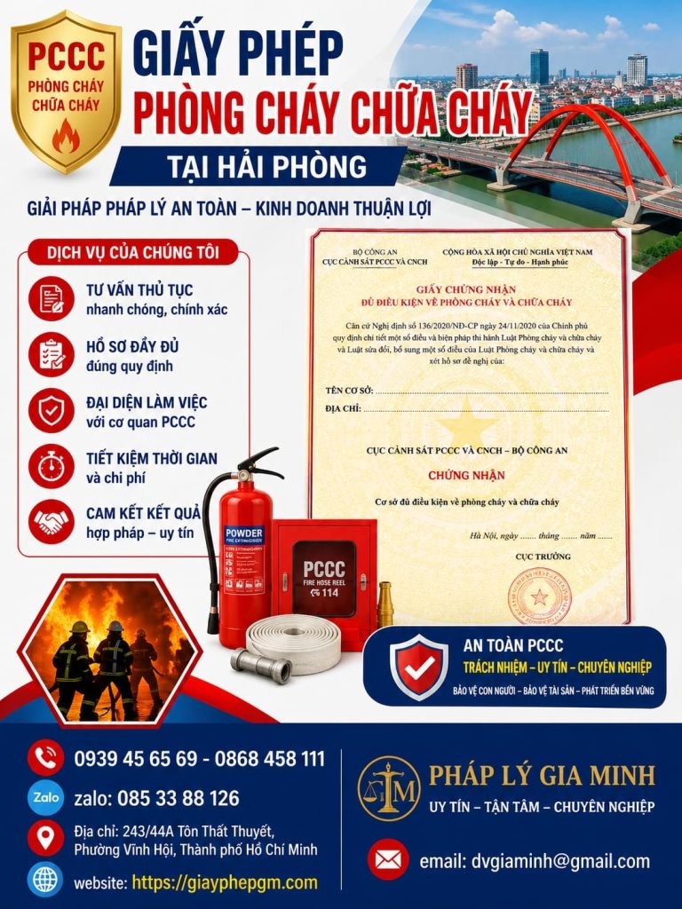 Giấy Phép Phòng Cháy Chữa Cháy Tại Hải phòng