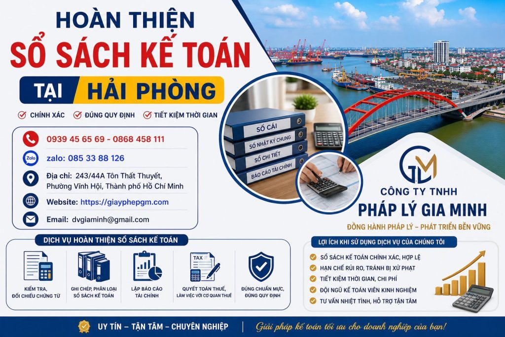 Hoàn Thiện Sổ Sách Kế Toán Tại Hải Phòng – Giải Pháp Chuẩn Hóa Hồ Sơ Tài Chính Doanh Nghiệp 1 Hoàn Thiện Sổ Sách Kế Toán Tại Hải phòng