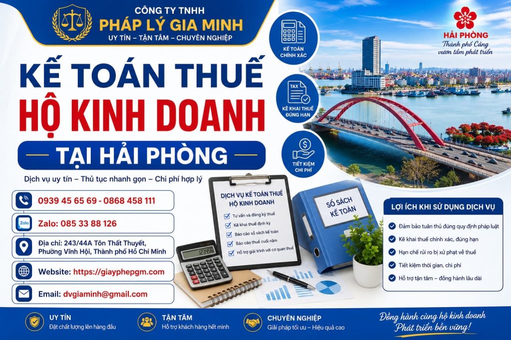 Kế Toán Thuế Hộ Kinh Doanh Tại Hải phòng