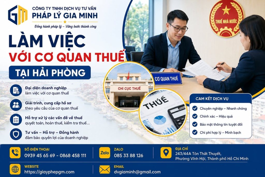 Làm Việc Với Cơ Quan Thuế Tại Hải phòng