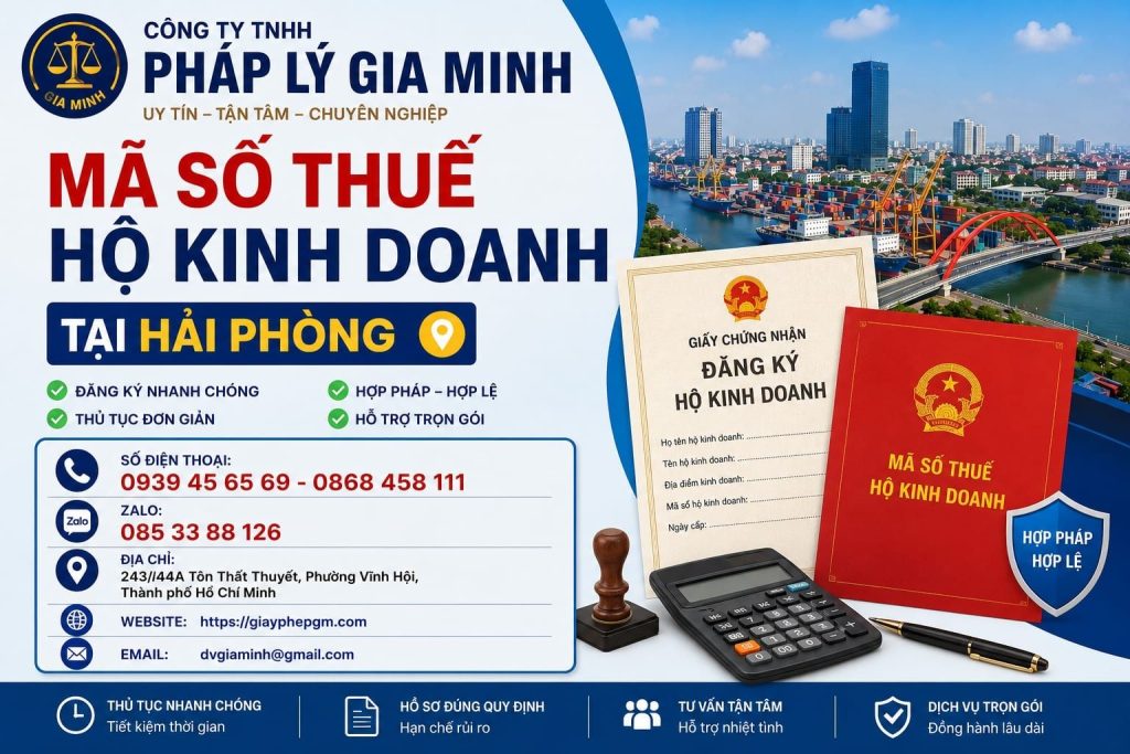Mã Số Thuế Hộ Kinh Doanh Tại Hải phòng