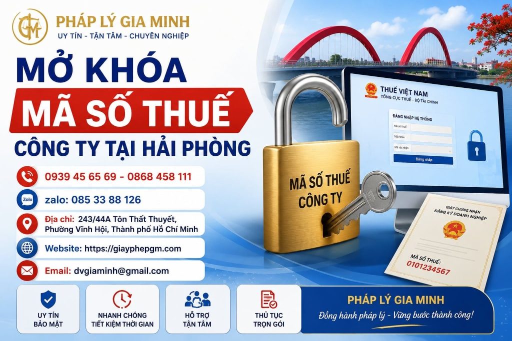 Mở Khóa Mã Số Thuế Công Ty Tại Hải Phòng – Khôi Phục Hoạt Động Doanh Nghiệp Nhanh Chóng, Đúng Quy Định 1 Mở Khóa Mã Số Thuế Công Ty Tại Hải phòng