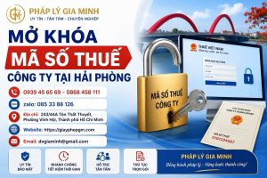 Mở Khóa Mã Số Thuế Công Ty Tại Hải phòng