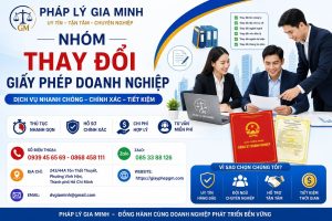 Nhóm Thay Đổi Giấy Phép Doanh Nghiệp