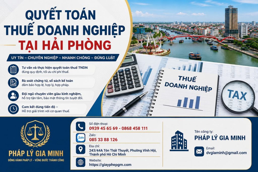 Quyết Toán Thuế Doanh Nghiệp Tại Hải phòng