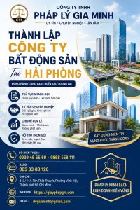 Thành Lập Công Ty Bất Động Sản Tại Hải phòng