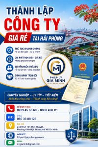 Thành Lập Công Ty Giá Rẻ Tại Hải phòng