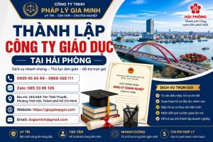 Thành Lập Công Ty Giáo Dục Tại Hải phòng