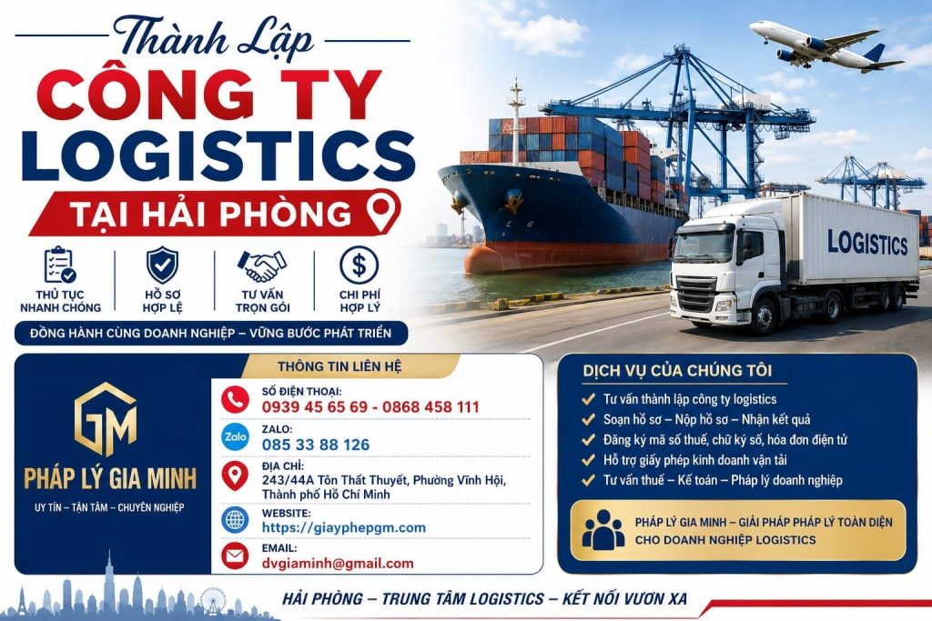 Thành Lập Công Ty Logistics Tại Hải phòng
