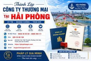 Thành Lập Công Ty Thương Mại Tại Hải phòng