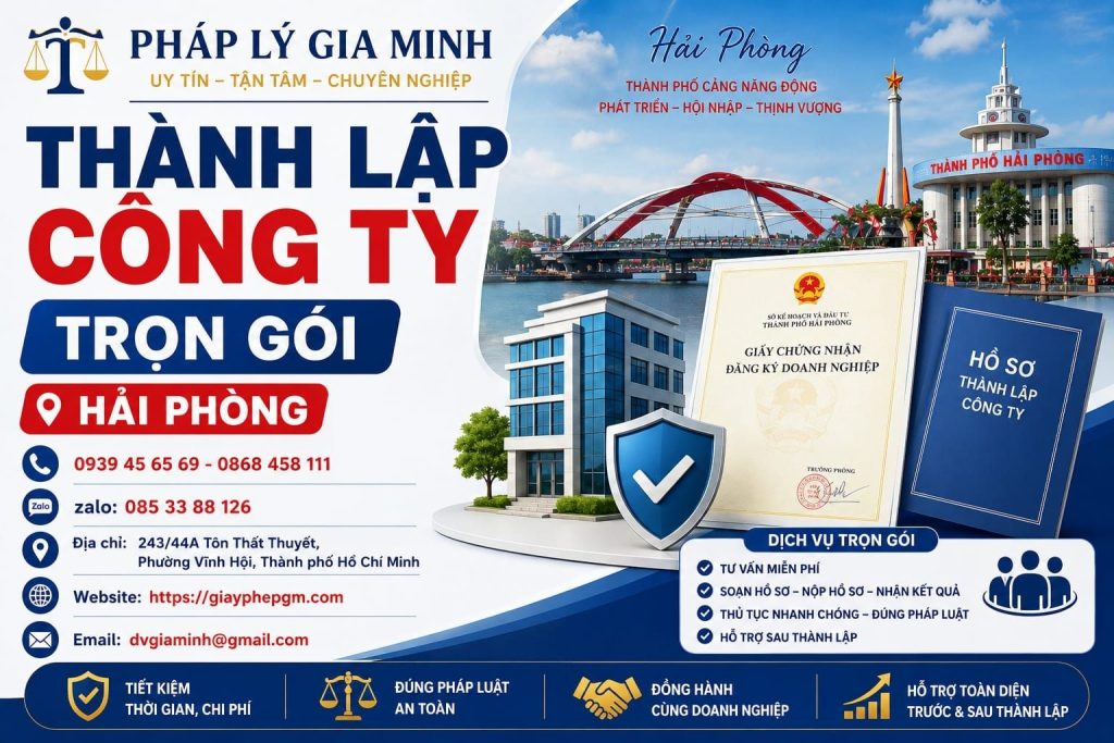 Thành Lập Công Ty Trọn Gói Hải Phòng