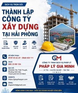 Thành Lập Công Ty Xây Dựng Tại Hải phòng