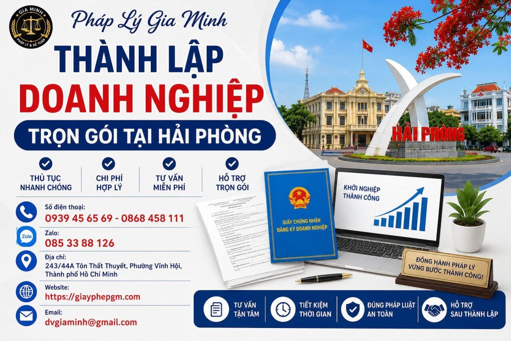 Thành Lập Doanh Nghiệp Trọn Gói Tại Hải phòng