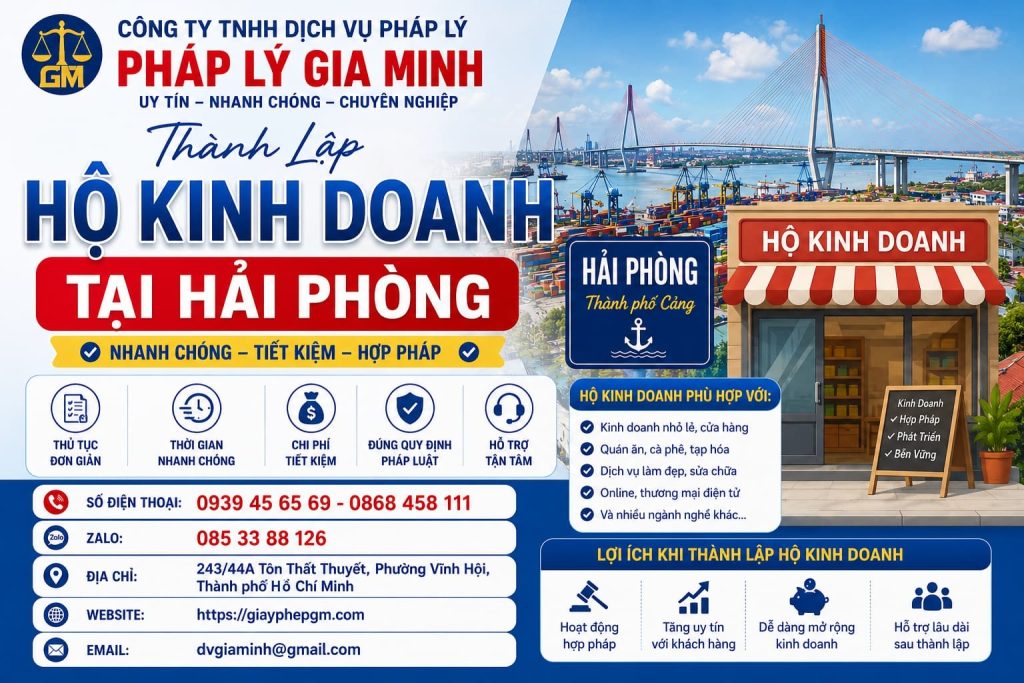 Thành Lập Hộ Kinh Doanh Tại Hải Phòng – Thủ Tục Nhanh Gọn, Chi Phí Tiết Kiệm 1 Thành Lập Hộ Kinh Doanh Tại Hải phòng
