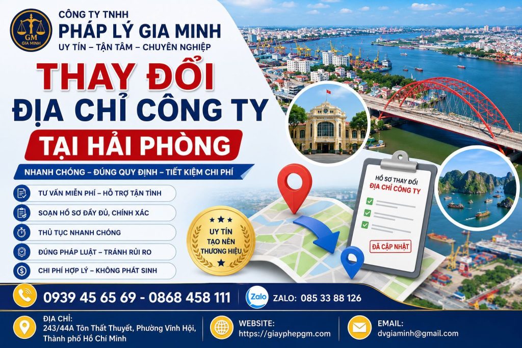 Thay Đổi Địa Chỉ Công Ty Tại Hải phòng
