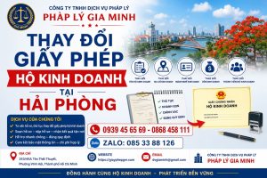 Thay Đổi Giấy Phép Hộ Kinh Doanh Tại Hải phòng