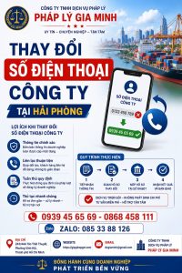 Thay Đổi Số Điện Thoại Công Ty Tại Hải phòng