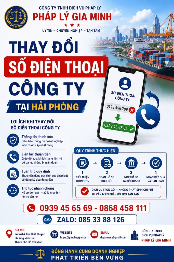 Thay Đổi Số Điện Thoại Công Ty Tại Hải Phòng Nhanh Chóng Và Chính Xác 1 Thay Đổi Số Điện Thoại Công Ty Tại Hải phòng