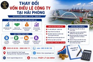 Thay Đổi Vốn Điều Lệ Công Ty Tại Hải phòng