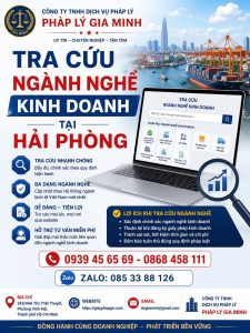 Tra Cứu Ngành Nghề Kinh Doanh Tại Hải phòng