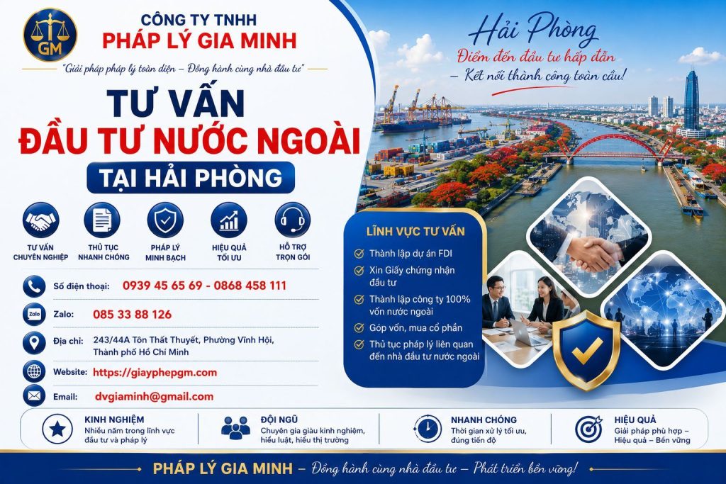 Tư Vấn Đầu Tư Nước Ngoài Tại Hải phòng