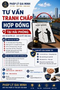 Tư Vấn Tranh Chấp Hợp Đồng Tại Hải phòng