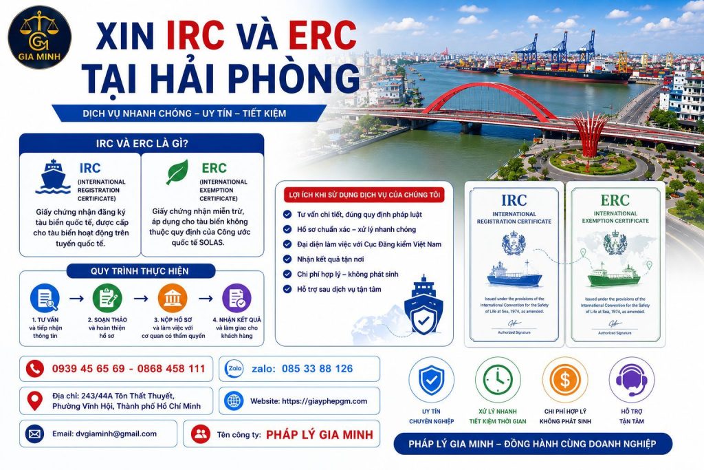 Xin IRC Và ERC Tại Hải phòng