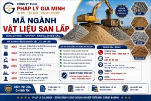 Mã Ngành Vật Liệu San Lấp