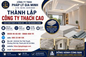 Thành Lập Công Ty Thạch Cao