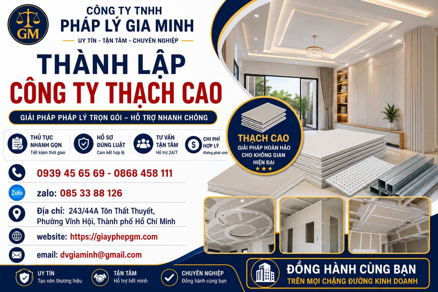 Thành Lập Công Ty Thạch Cao