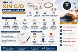 Thủ tục xin C/O cho trang sức xuất khẩu