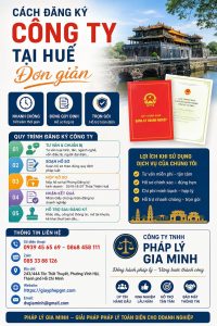 Cách đăng ký công ty tại Huế đơn giản