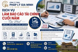 Dịch vụ làm báo cáo tài chính cuối năm tại Huế