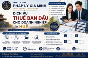 Dịch vụ thuế ban đầu cho doanh nghiệp tại Huế