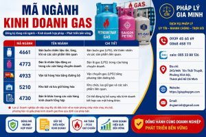 Mã ngành kinh doanh gas